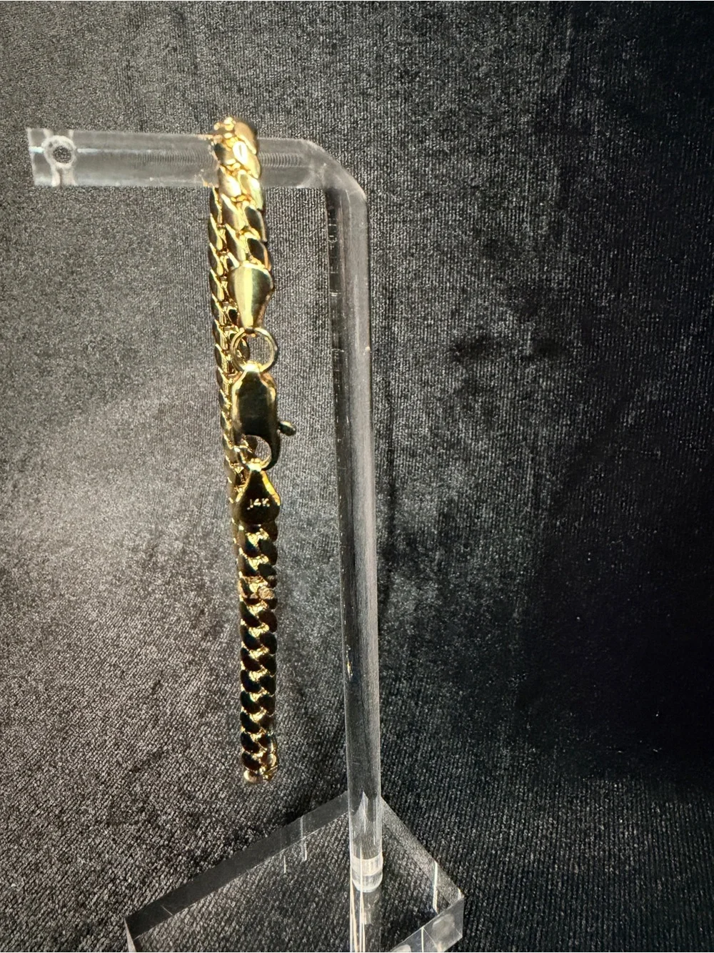 Miami Cuban 8in 5MM 14k stamped gold filled bracelet w/lobster clasp. Brand new